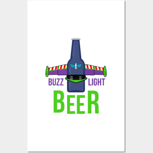 BUZZ LIGHT BEER Posters and Art